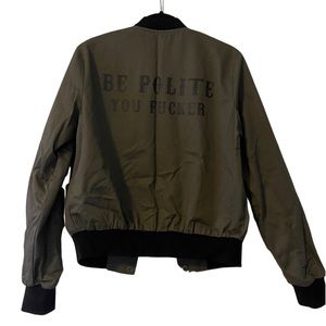 Be Polite You F*cker Gypsy Warrior Bomber Jacket